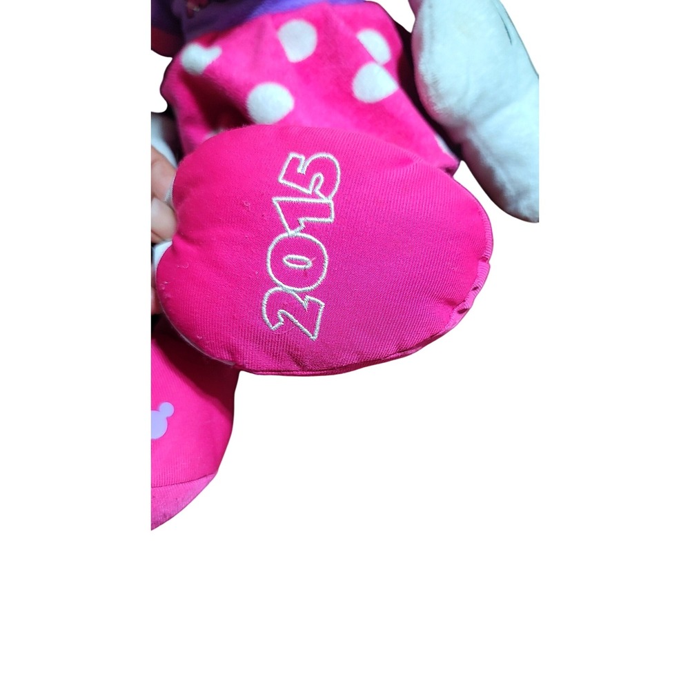 Disney Minnie Mouse 2016 Plush Dolls 2 Pack‎ Red Pink Polka Dot Outfit Toys - Picture 11 of 13